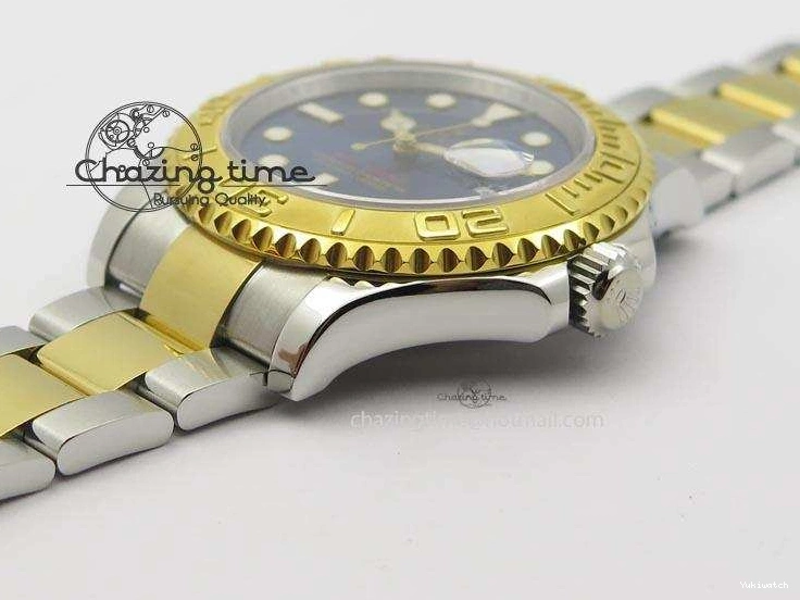 Yacht-Master Edition 116622 SS Bracelet YG Blue Best Dial JF A2836 On 0115